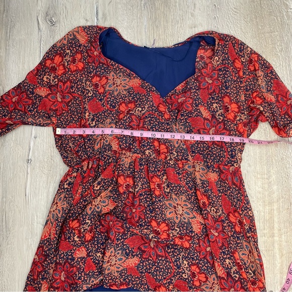 Free People Teegan Floral Long Sleeve Minidress - Picture 7 of 13